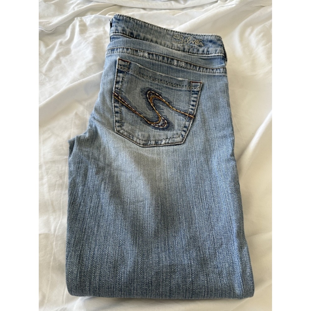 Silver Jeans Santorini Women's Size 29 Blue Denim Fit 30X25